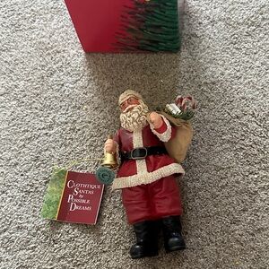 Clothtique Santas By possible dreams Figurine - Red and White